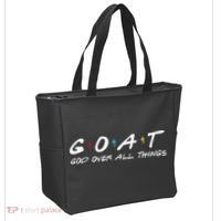 Goat God Over All Things Funny Tote Bag thumb 2