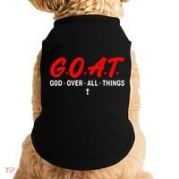 G.O.A.T. God Over All Things Funny Apparel Doggie Tank thumb 0