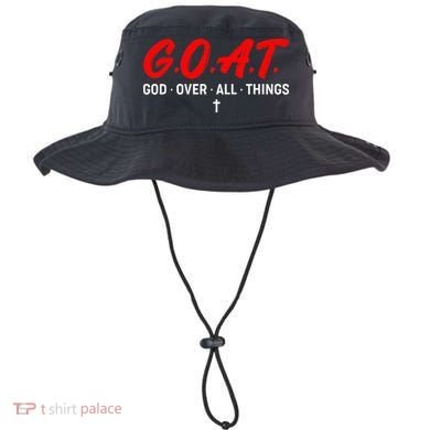 G.O.A.T. God Over All Things Funny Apparel Bucket Hat