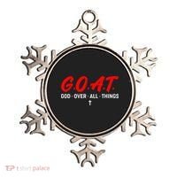 G.O.A.T. God Over All Things Funny Apparel Ornament thumb 0