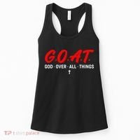 G.O.A.T. God Over All Things Funny Apparel Women's Tank Top thumb 0