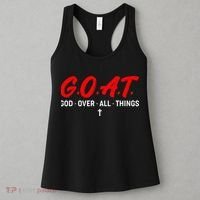 G.O.A.T. God Over All Things Funny Apparel Women's Tank Top thumb 3