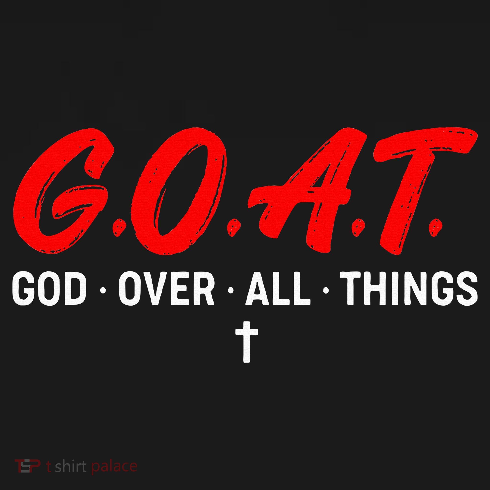 G.O.A.T. God Over All Things Funny Apparel Women's Tank Top