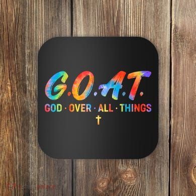 Goat God Over All Things Coaster