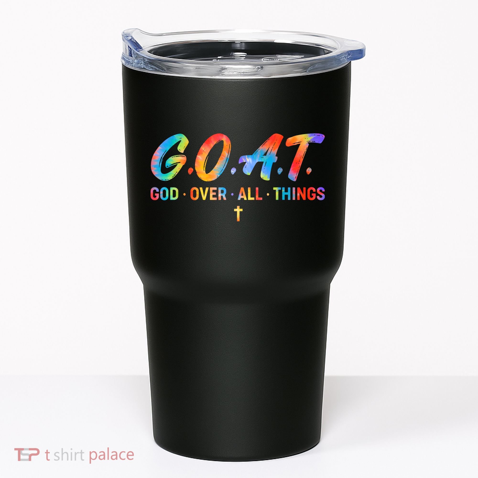 Goat God Over All Things Tumbler