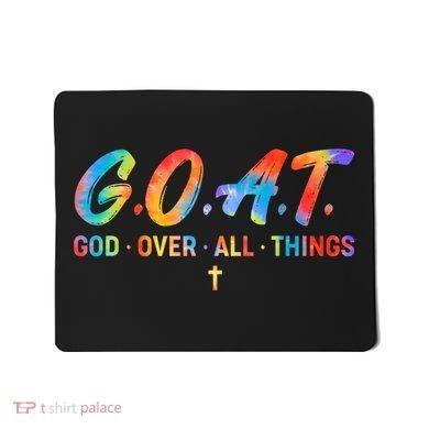 Goat God Over All Things Mousepad