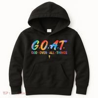Goat God Over All Things Kids Hoodie thumb 0
