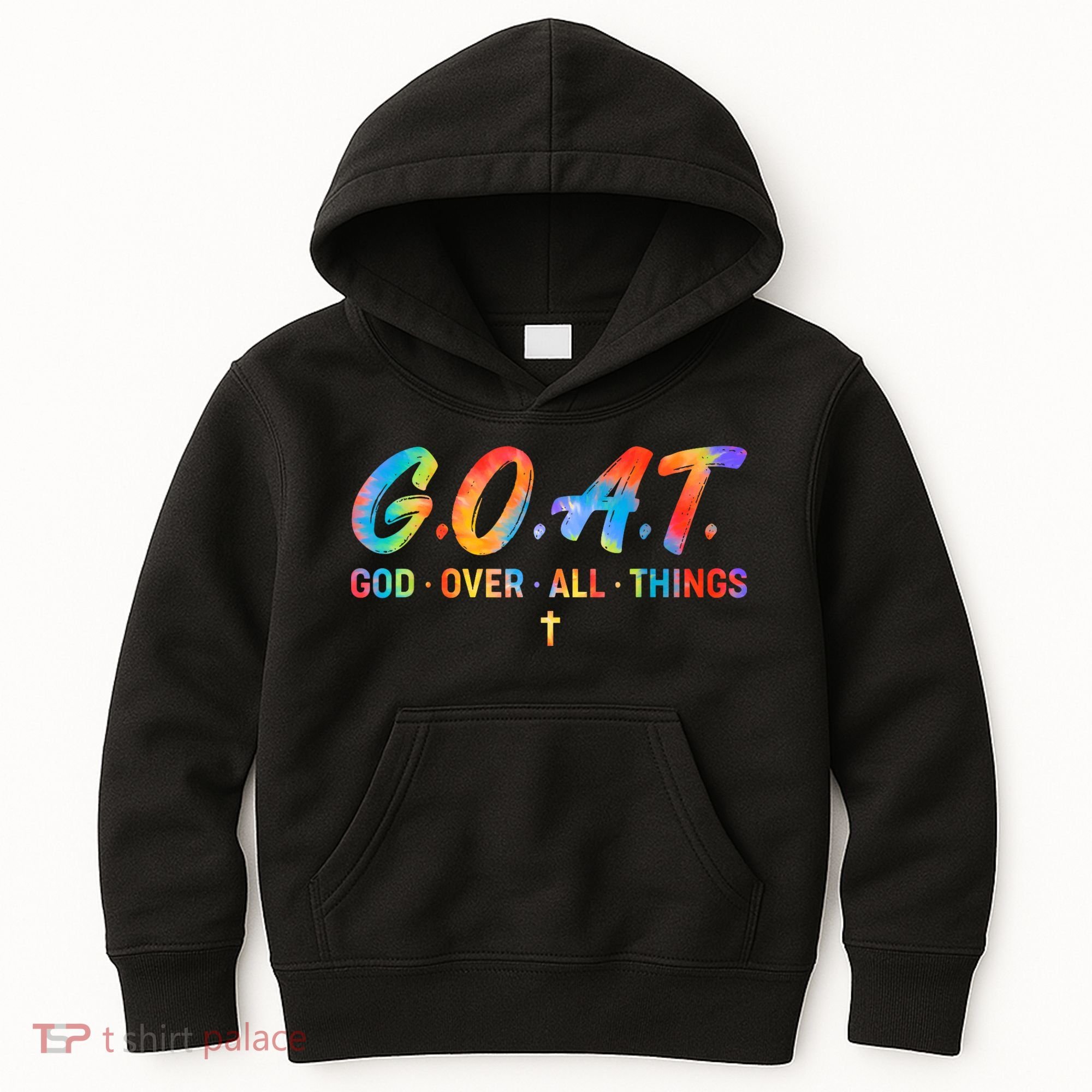 Goat God Over All Things Kids Hoodie