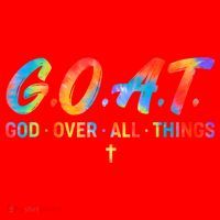 Goat God Over All Things Santa Hat thumb 1