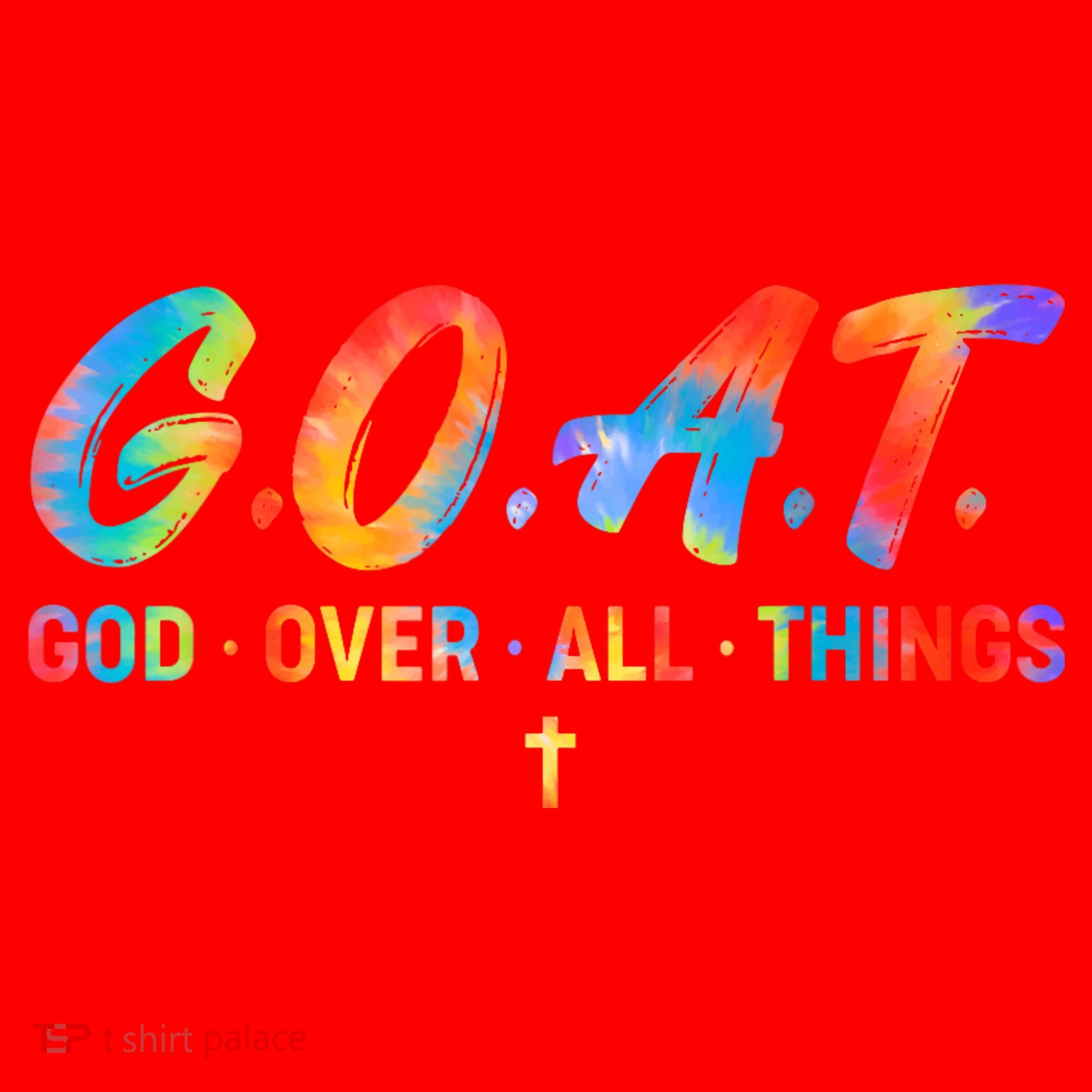 Goat God Over All Things Santa Hat
