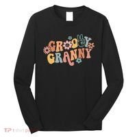 Groovy Granny One Thankful Granny Thanksgiving Christmas Long Sleeve Shirt thumb 0