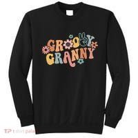 Groovy Granny One Thankful Granny Thanksgiving Christmas Sweatshirt thumb 0
