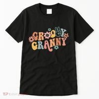 Groovy Granny One Thankful Granny Thanksgiving Christmas Tall T-Shirt thumb 0