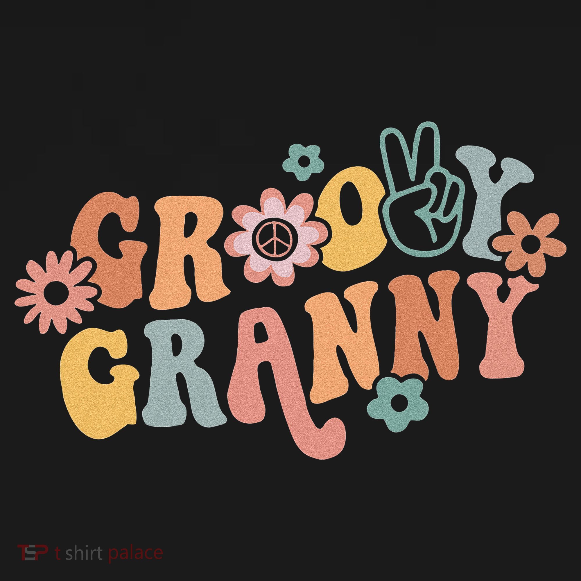Groovy Granny One Thankful Granny Thanksgiving Christmas Women's Hoodie