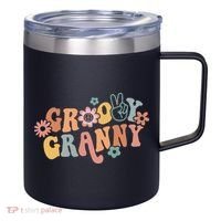 Groovy Granny One Thankful Granny Thanksgiving Christmas 12oz Stainless Steel Coffee Mug thumb 0