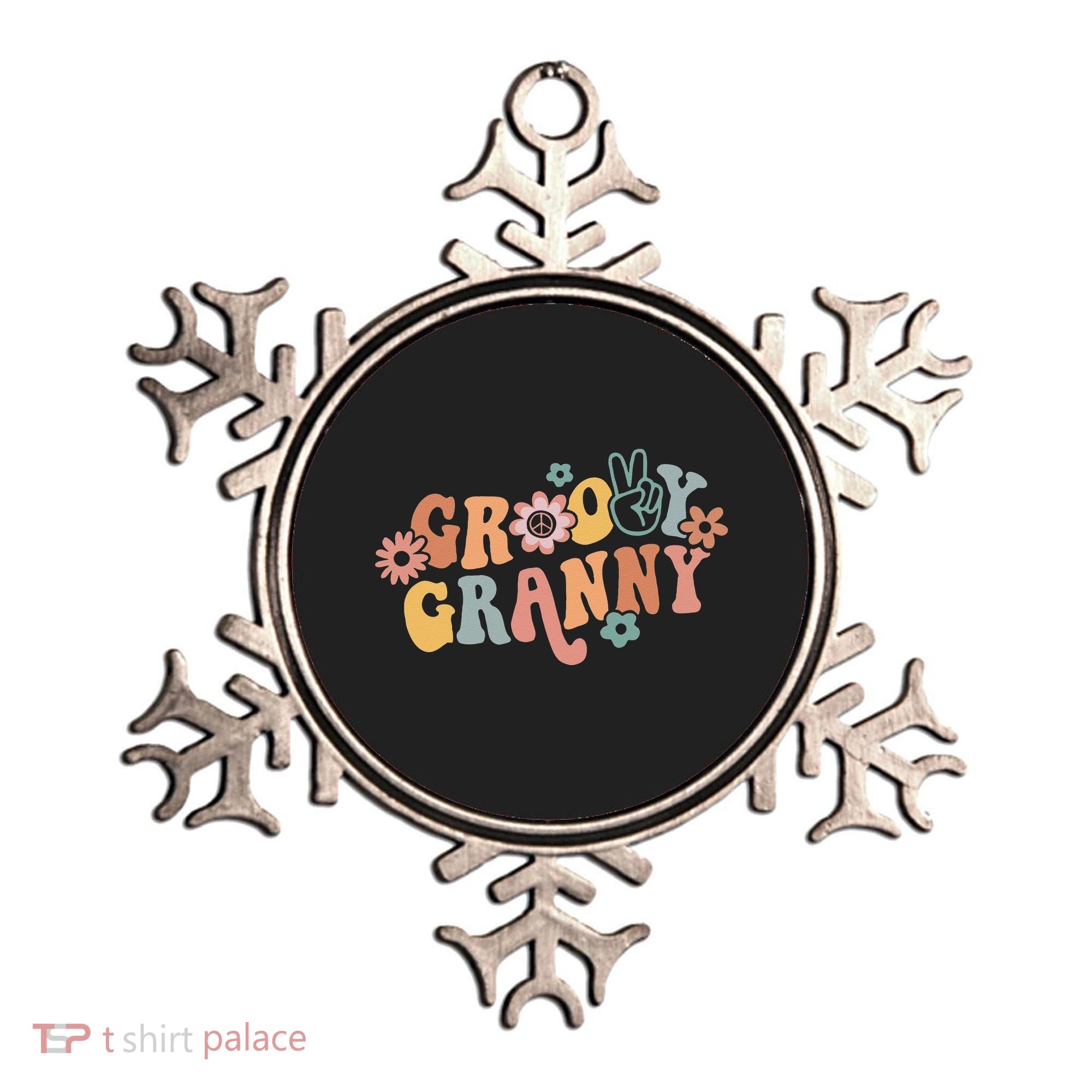 Groovy Granny One Thankful Granny Thanksgiving Christmas Ornament