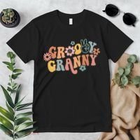 Groovy Granny One Thankful Granny Thanksgiving Christmas Premium T-Shirt thumb 2