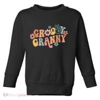 Groovy Granny One Thankful Granny Thanksgiving Christmas Toddler Sweatshirt thumb 0