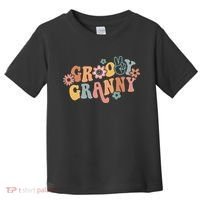 Groovy Granny One Thankful Granny Thanksgiving Christmas Toddler T-Shirt thumb 0