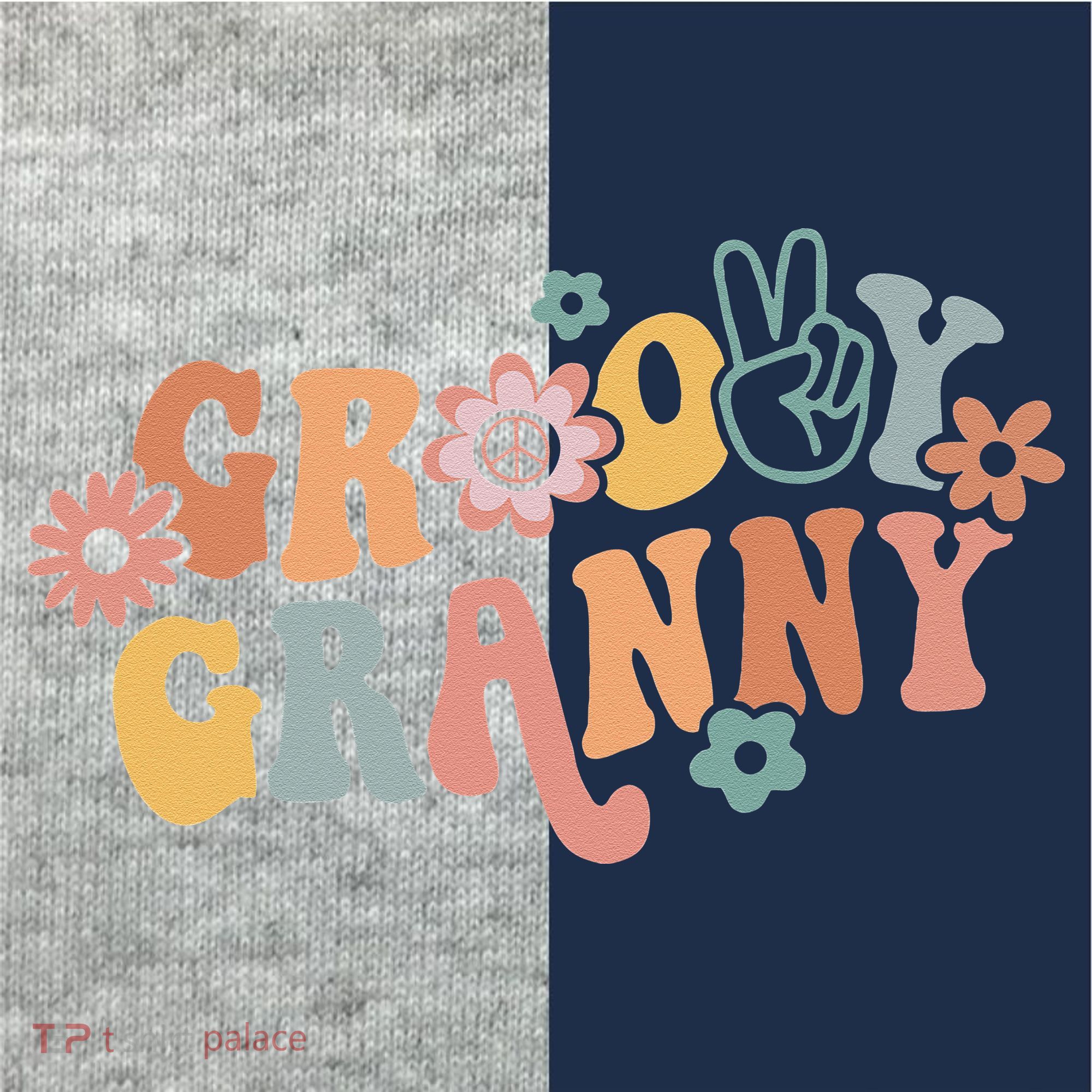 Groovy Granny One Thankful Granny Thanksgiving Christmas Kids Colorblock Raglan Jersey