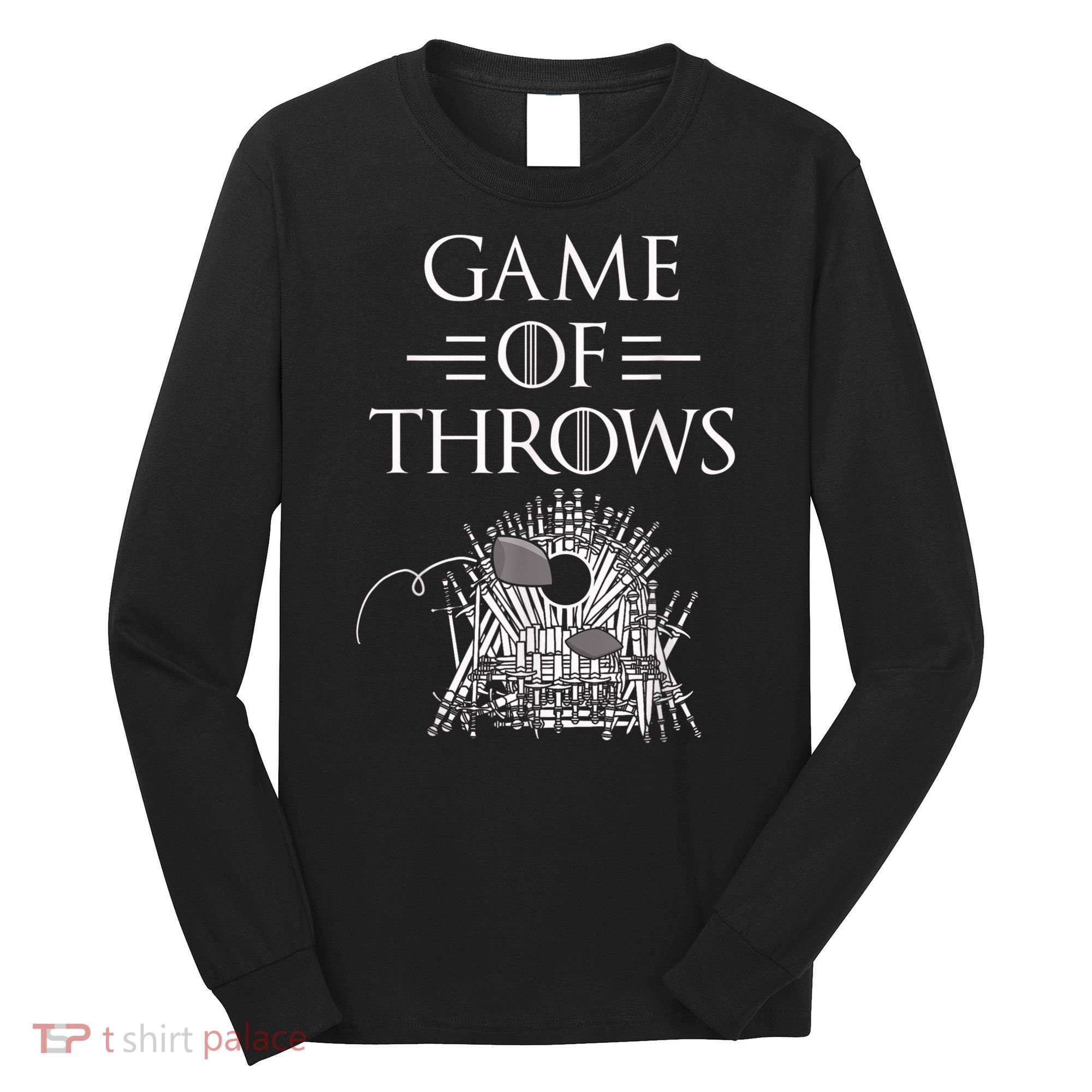 Great Game Of Throws Cornhole Bean Bag Toss Long Sleeve Shirt