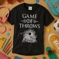 Great Game Of Throws Cornhole Bean Bag Toss Kids T-Shirt thumb 3