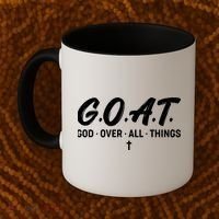 GOAT God Over All Things Coffee Mug thumb 2
