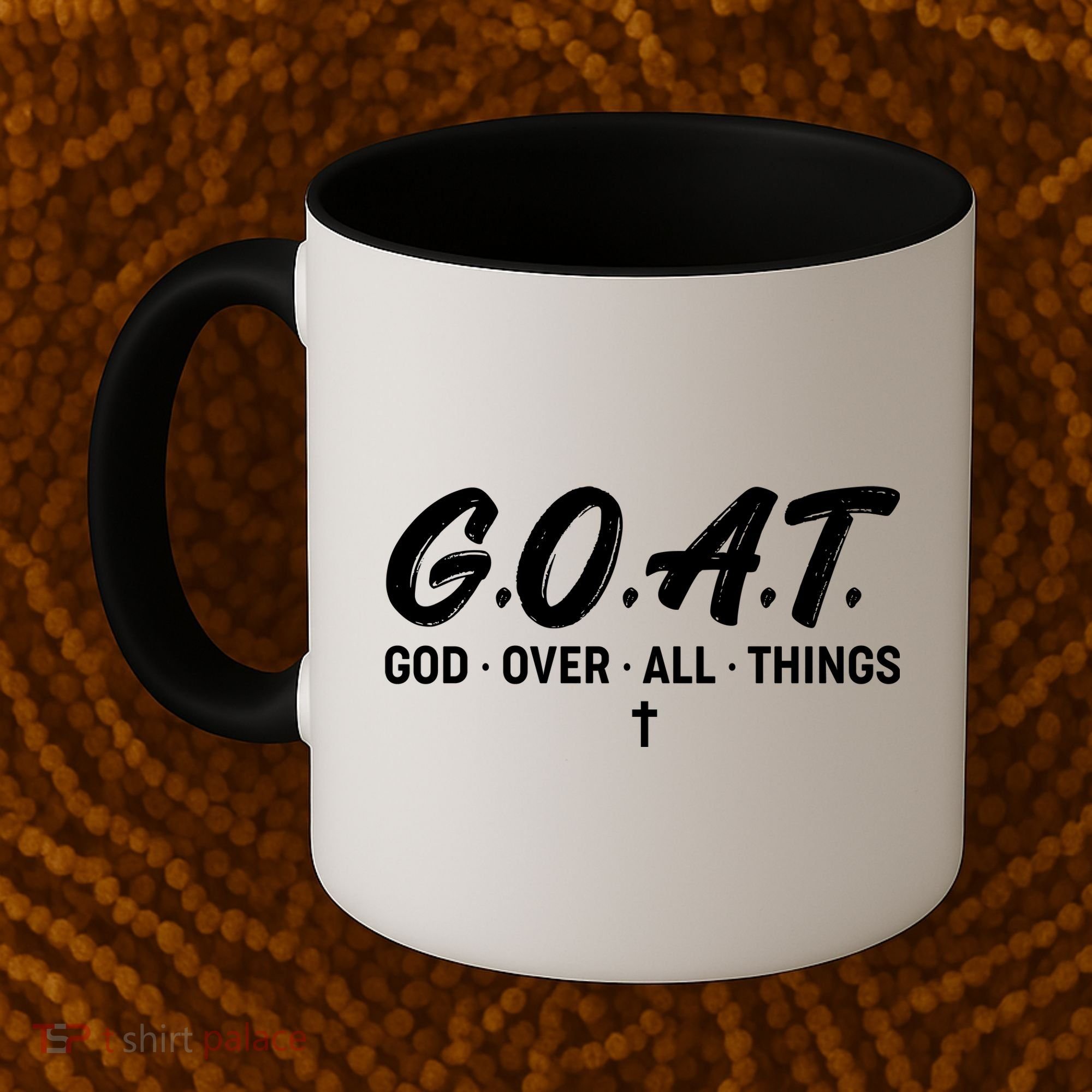GOAT God Over All Things Coffee Mug