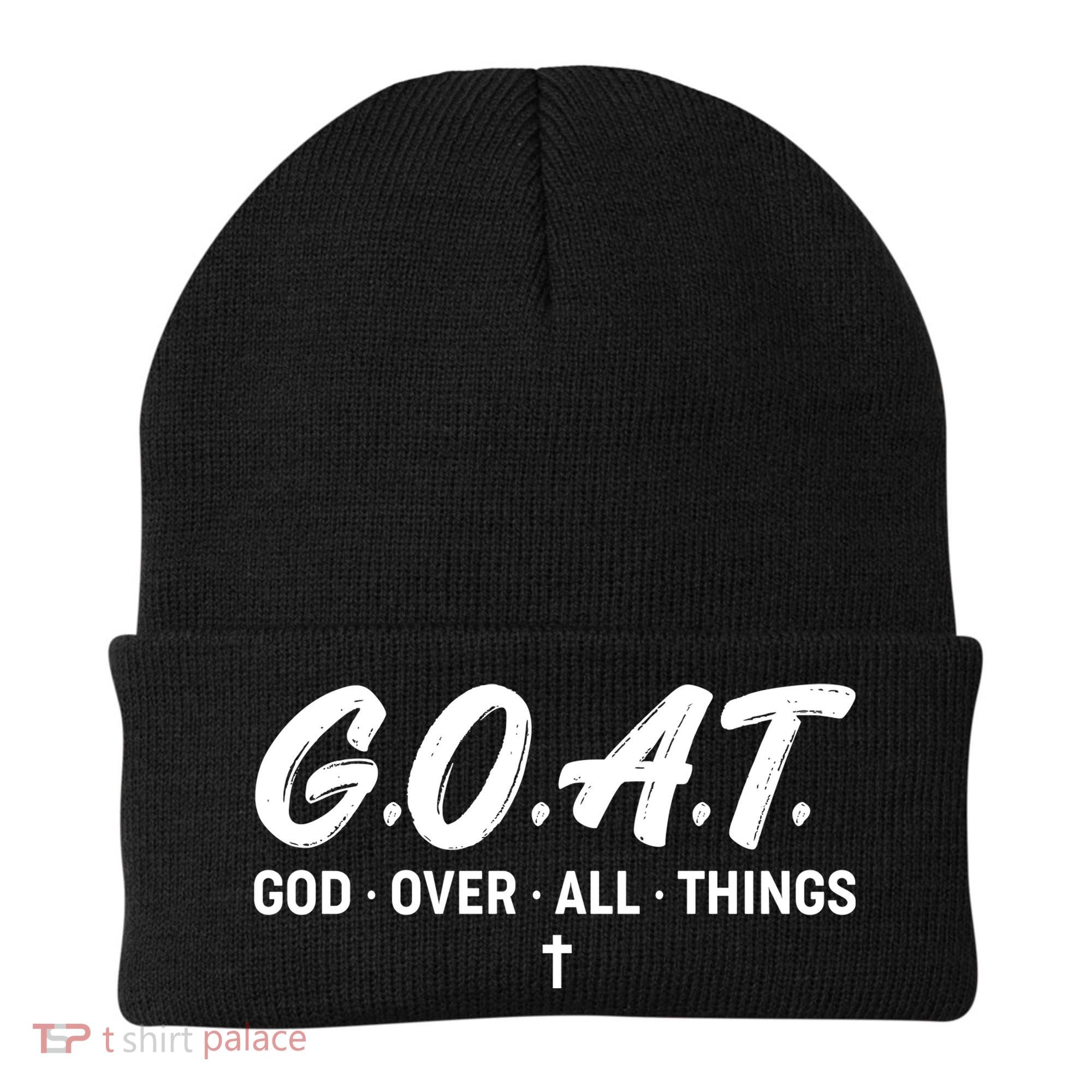 GOAT God Over All Things Beanie