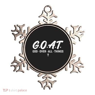GOAT God Over All Things Ornament