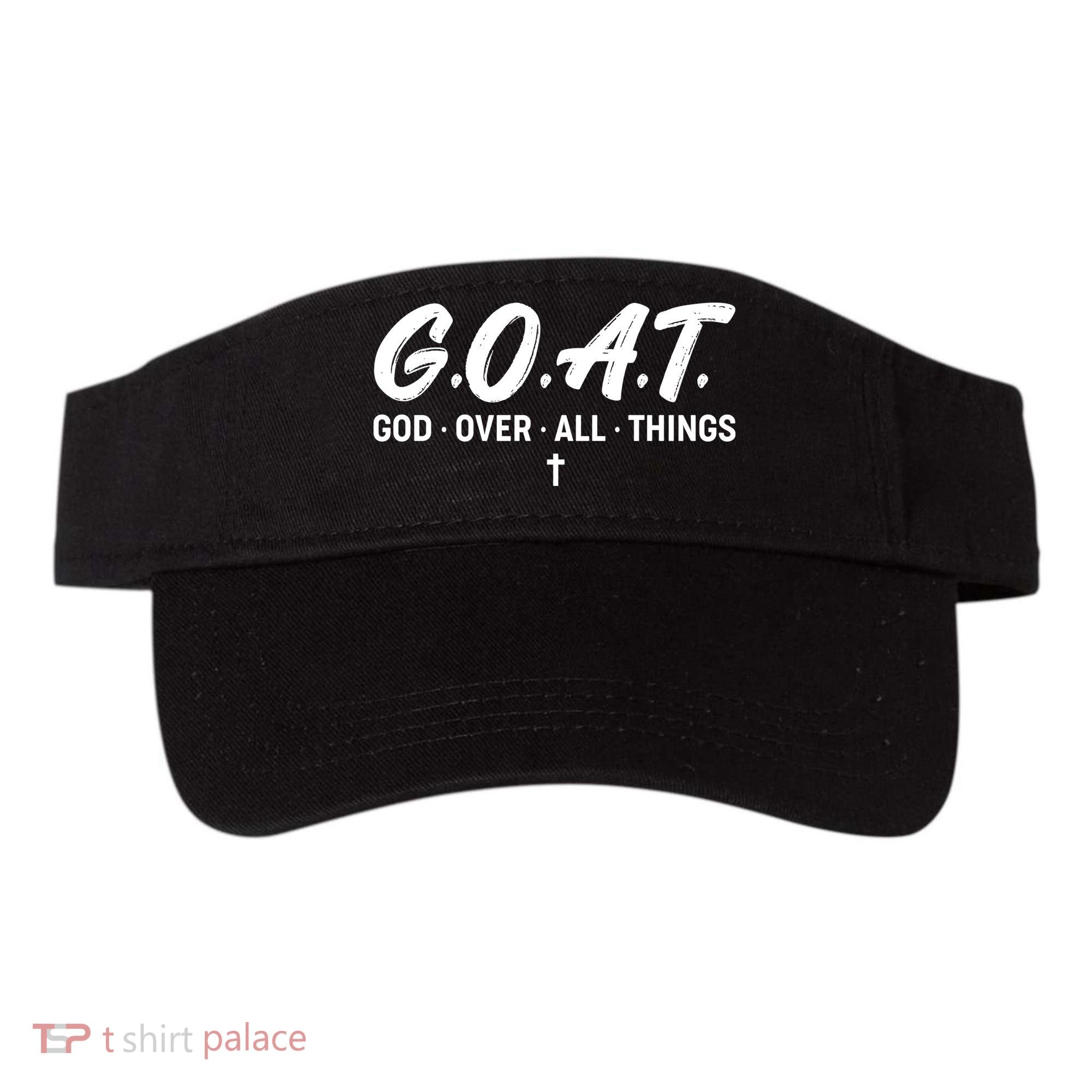 GOAT God Over All Things Visor