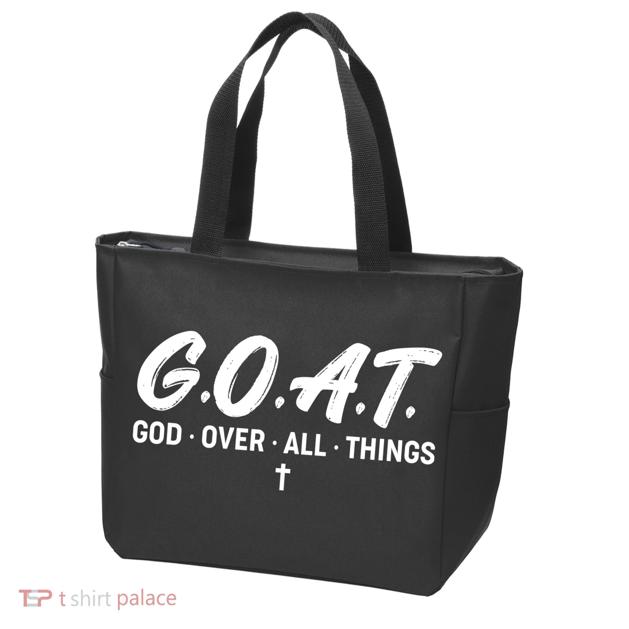 GOAT God Over All Things Tote Bag