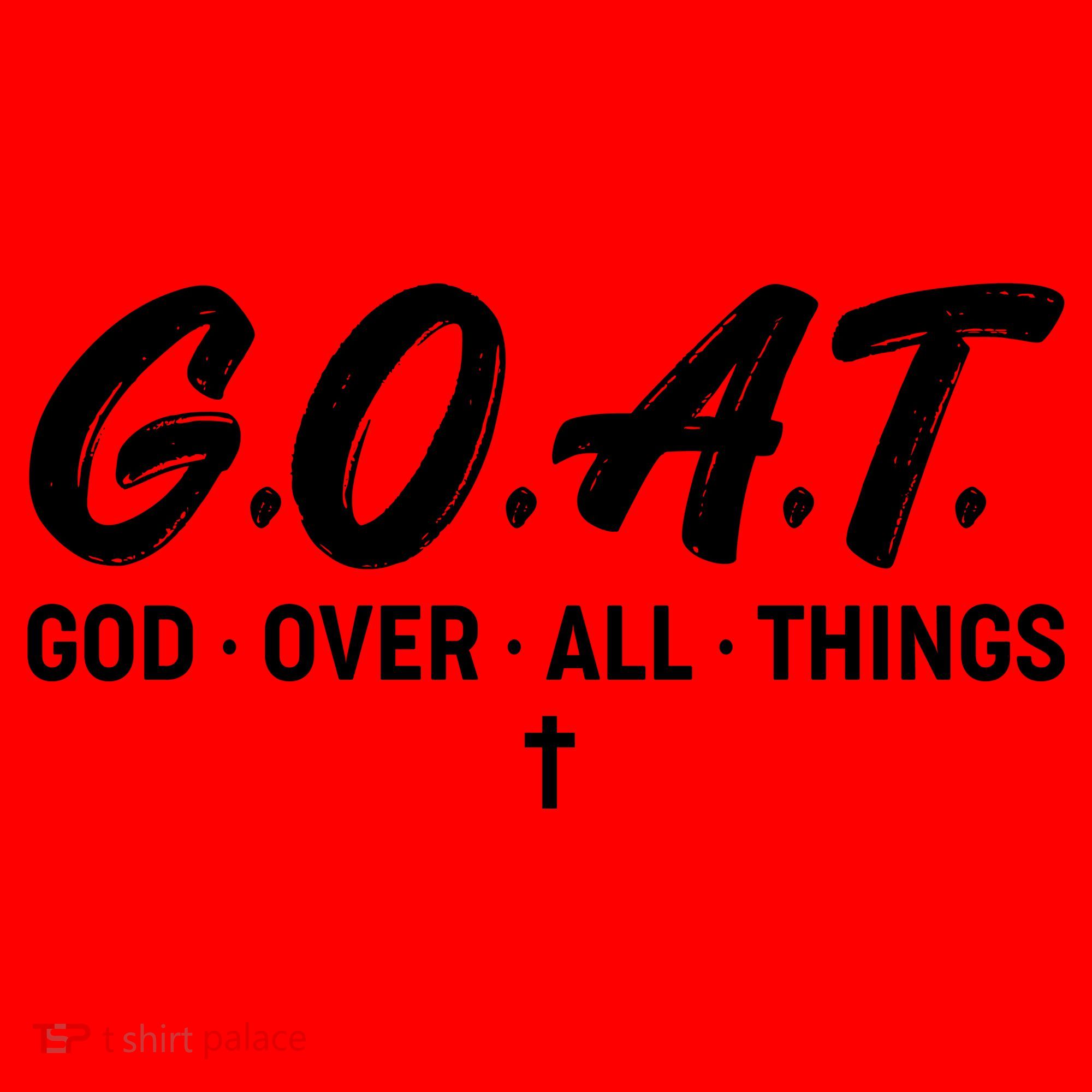 GOAT God Over All Things Santa Hat