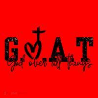 Goat God Over All Things Santa Hat thumb 1