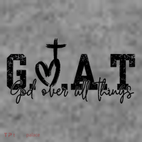 Goat God Over All Things Toddler Hoodie thumb 2