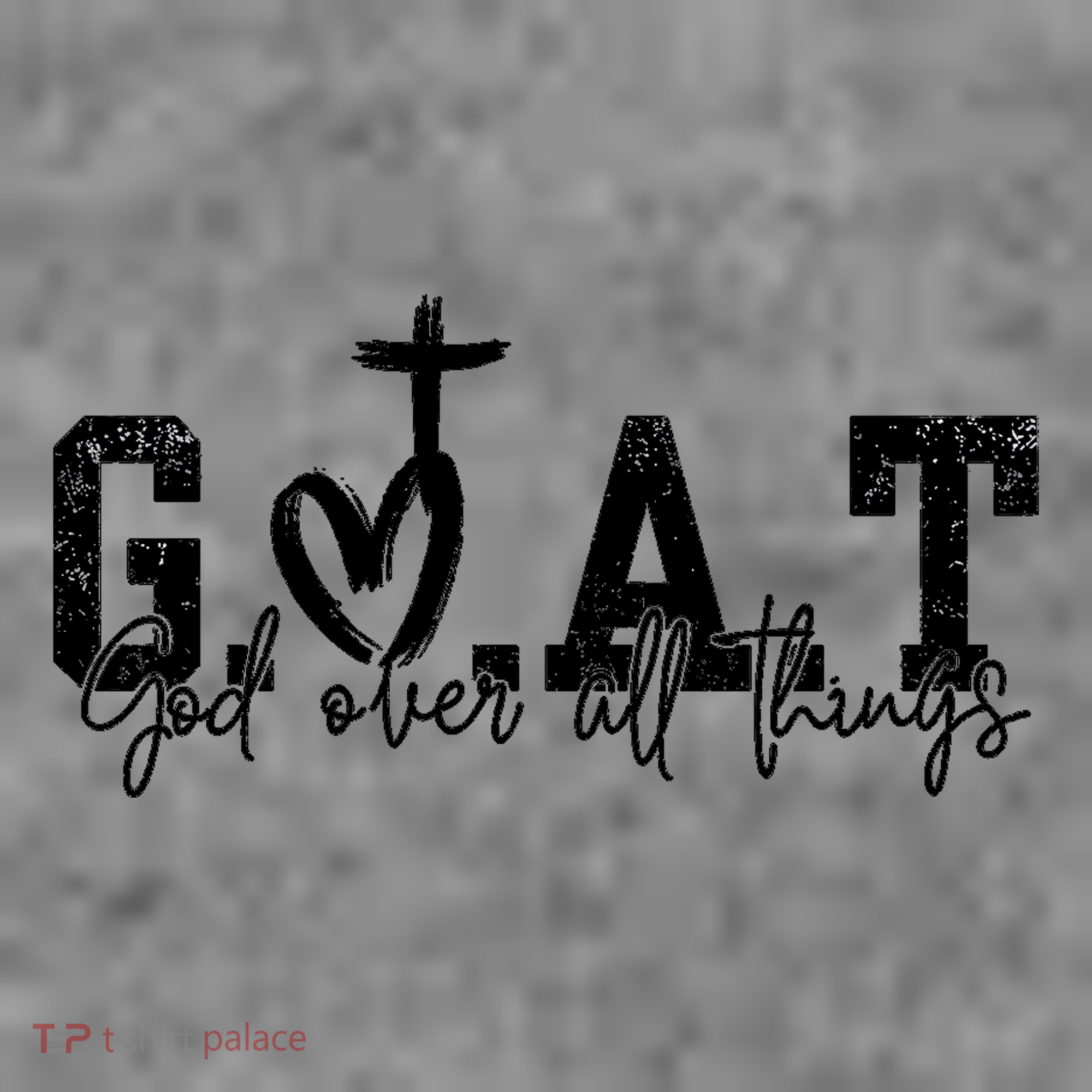 Goat God Over All Things Toddler Hoodie