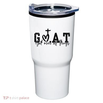 Goat God Over All Things Tumbler