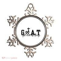 Goat God Over All Things Ornament thumb 0