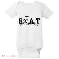 Goat God Over All Things Baby Bodysuit thumb 0