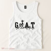 Goat God Over All Things Tank Top thumb 2