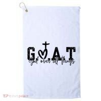 Goat God Over All Things Golf Towel thumb 0