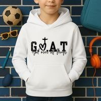 Goat God Over All Things Kids Hoodie thumb 2