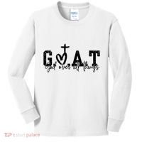 Goat God Over All Things Kids Long Sleeve Shirt thumb 0