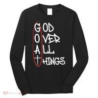 Goat God Over All Things Faith Christian Long Sleeve Shirt thumb 0