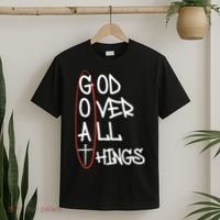 Goat God Over All Things Faith Christian T-Shirt thumb 2