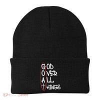 Goat God Over All Things Faith Christian Beanie thumb 0