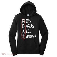 Goat God Over All Things Faith Christian Women's Hoodie thumb 0