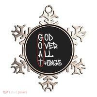 Goat God Over All Things Faith Christian Ornament thumb 0