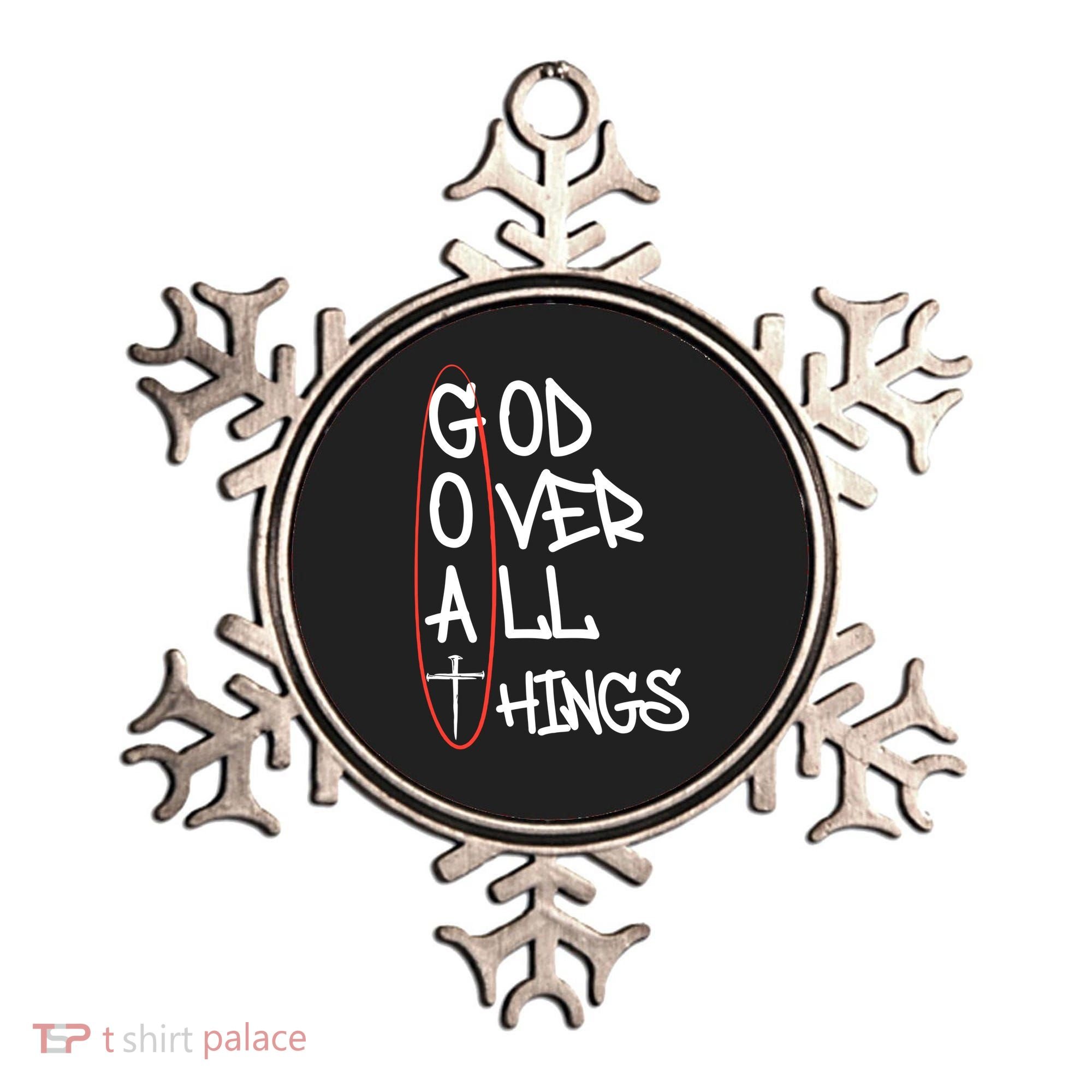 Goat God Over All Things Faith Christian Ornament