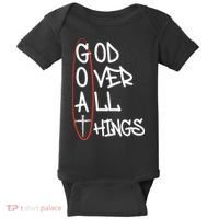 Goat God Over All Things Faith Christian Baby Bodysuit thumb 0
